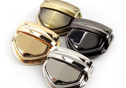 Purse lock gold, silver, black colour