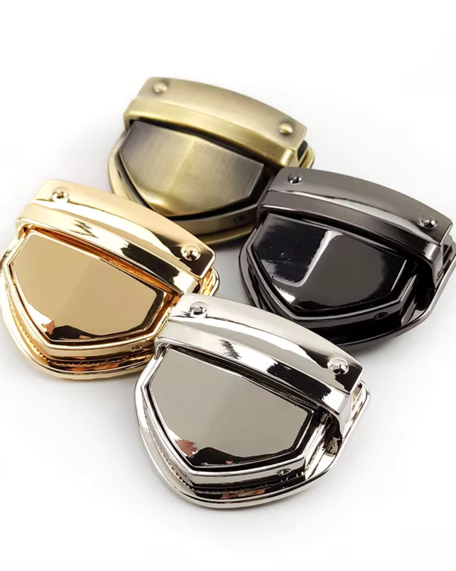 Purse lock gold, silver, black colour