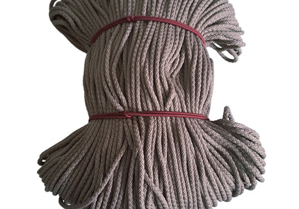 Polyester hammock rope beige colour in coils
