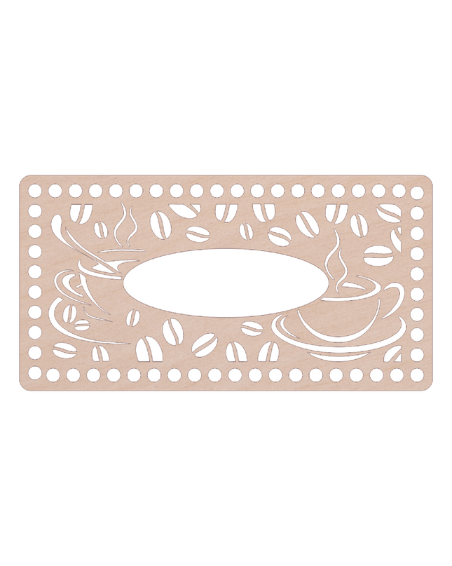 Set for crochet napkin basket