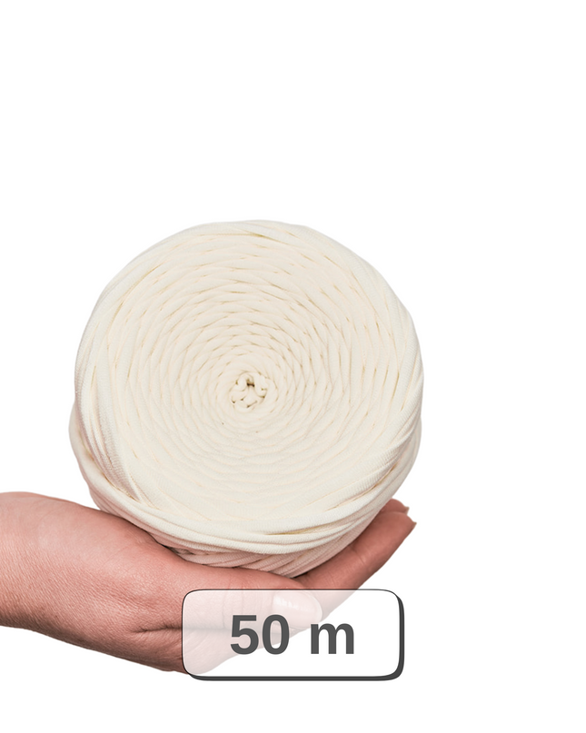 T-shirt knitting yarn 50 meters sample
