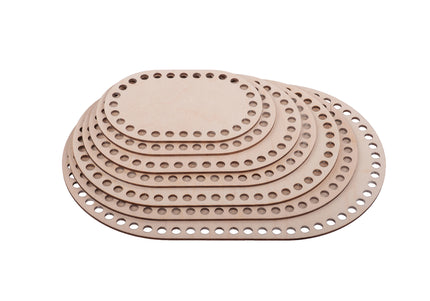 Rounded rectangle basket bottom