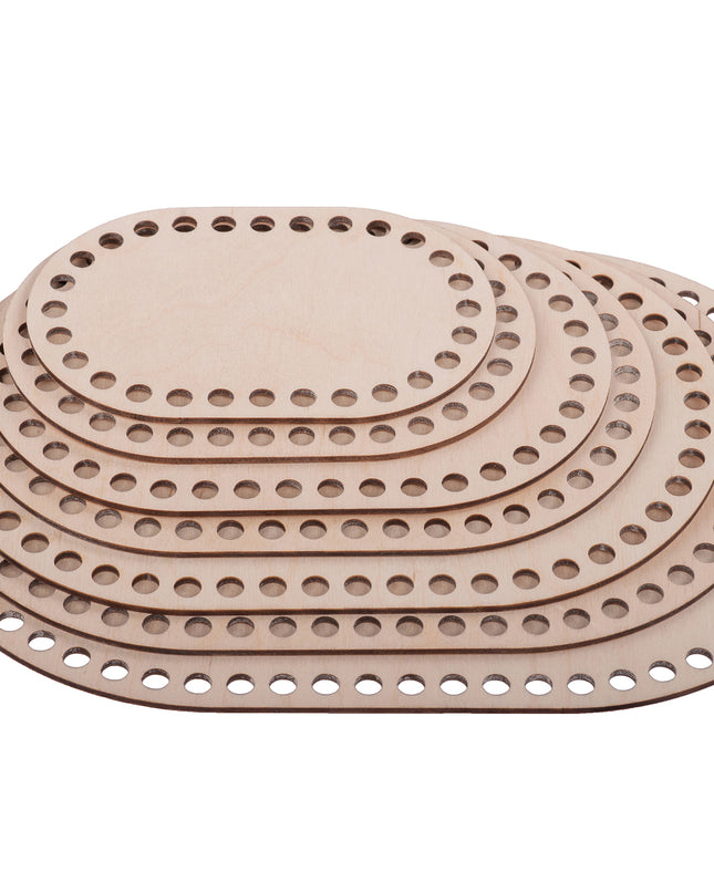 Rounded rectangle basket bottom