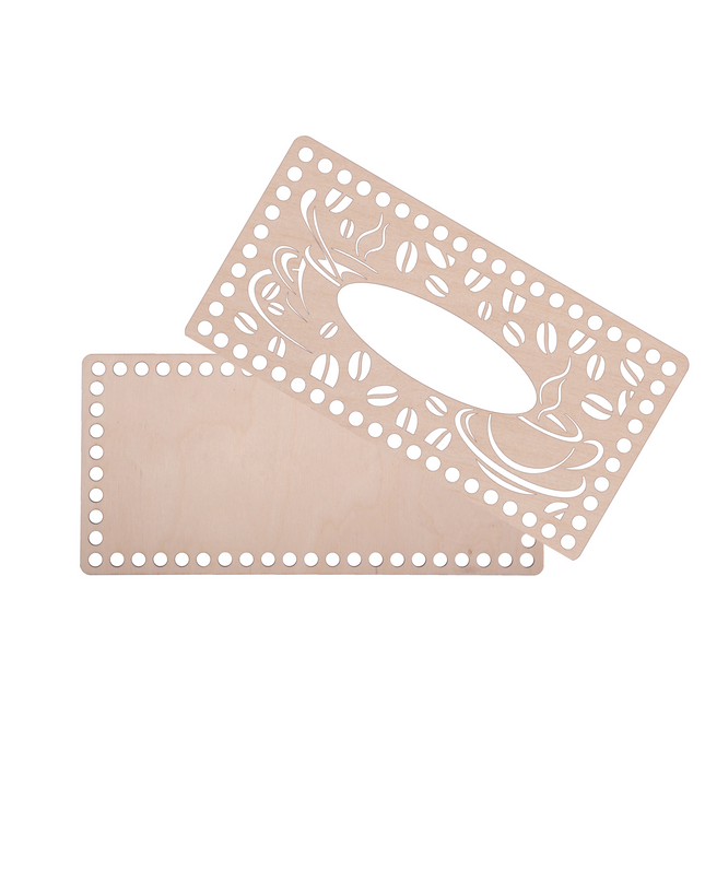 Set for crochet napkin basket