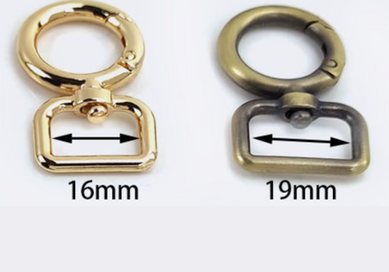 Snap hook with ring